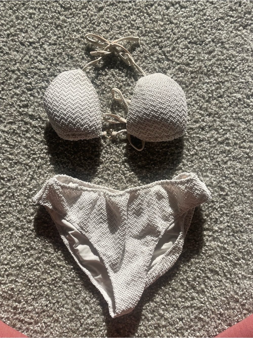 TEZENIS White Crochet Bikini Set